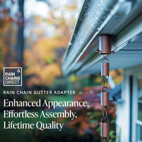 Rain Chains Direct packaging and care guide for long-lasting copper.