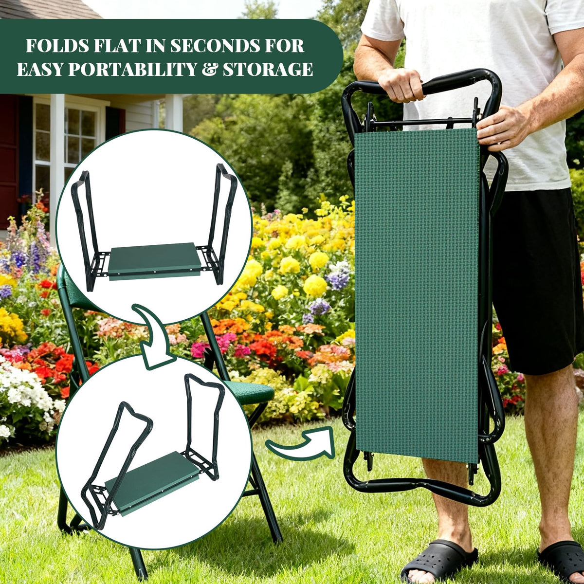 Rain Spirit removable tool pouches keep essential tools within reach