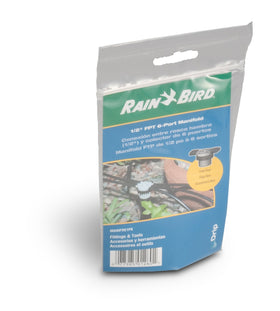Rain Bird MANIFRE6S barbed outlets ready for 1/4-inch tubing