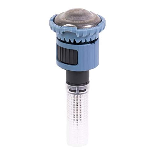 Rainbird R-VAN14-360 nozzle streams distribute evenly across radius for uniform coverage.