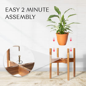 RAINBLELAND adjustable stand height feature enables versatile indoor or outdoor use.