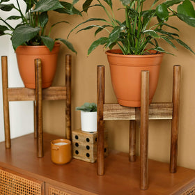 RAINBLELAND sturdy 150 lb capacity supports heavy pots with reliable stability.