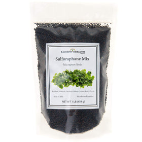 Rainbow Heirloom Seed Co sulforaphane microgreen tray mix ready for indoor harvests