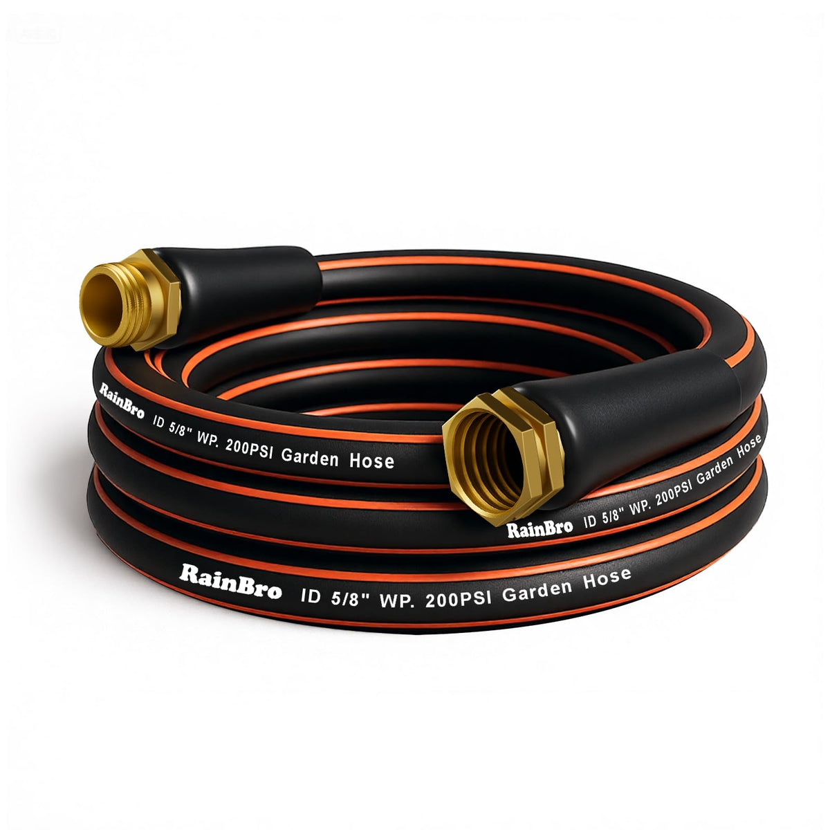 RainBro Flexibility Hose 10ft image shows easy setup and smooth water flow.