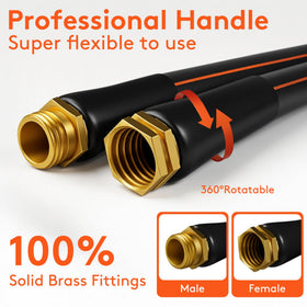 RainBro Flexibility Hose 200 PSI working pressure ensures steady flow.