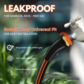 RainBro Flexibility Hose all-weather performance withstands cold and heat.