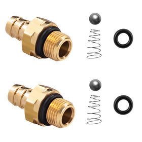 Raincovo chemical injector kit pump-fit demonstrates compatible pump connection for efficient cleaning