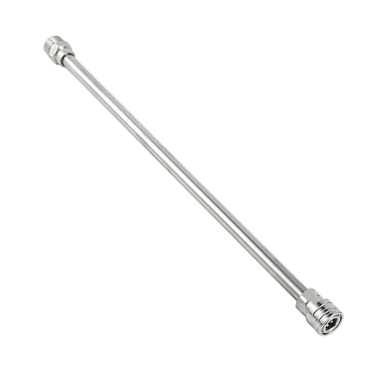 Raincovo extension wand 17 inch stainless steel body for durable outdoor cleaning.