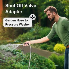 Raincovo 40-degree fan spray nozzle covers wide areas with gentler mist.
