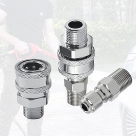 Raincovo adapters handle up to 5000 PSI for tough cleaning tasks.
