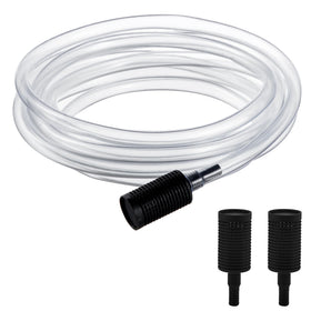 Raincovo pressure washer siphon hose with downstream injector enhances soap mixing.