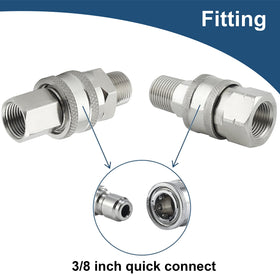 Raincovo stainless steel adapter set anti-rust durability