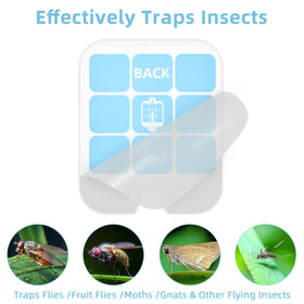Easy peel-and-insert installation for Raindot trap refills