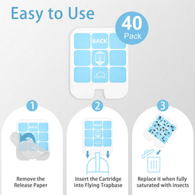 Raindot 23005-06 refill sheets for reliable indoor pest capture.