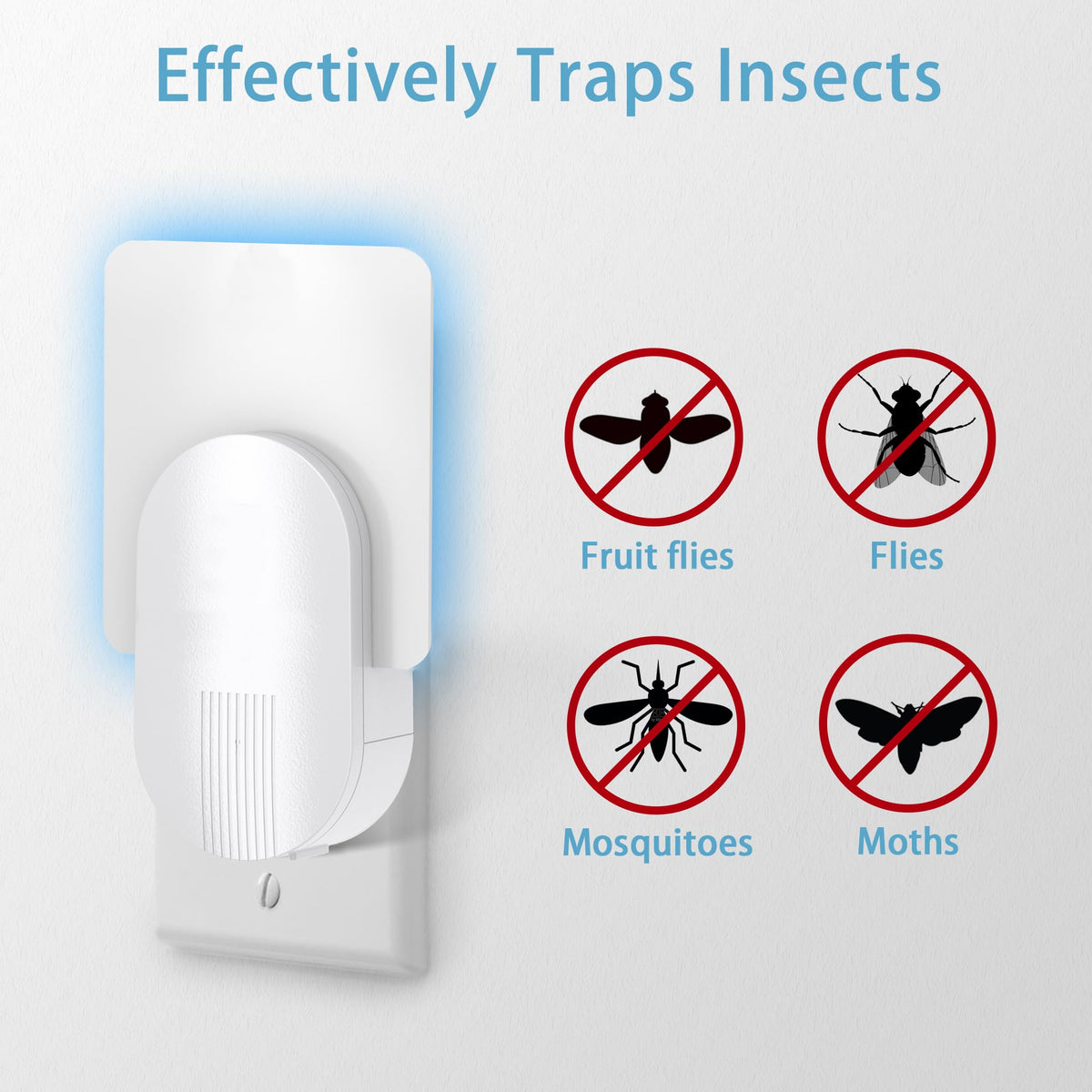 Raindot DT3005W refill, seamless fit for indoor fly traps.
