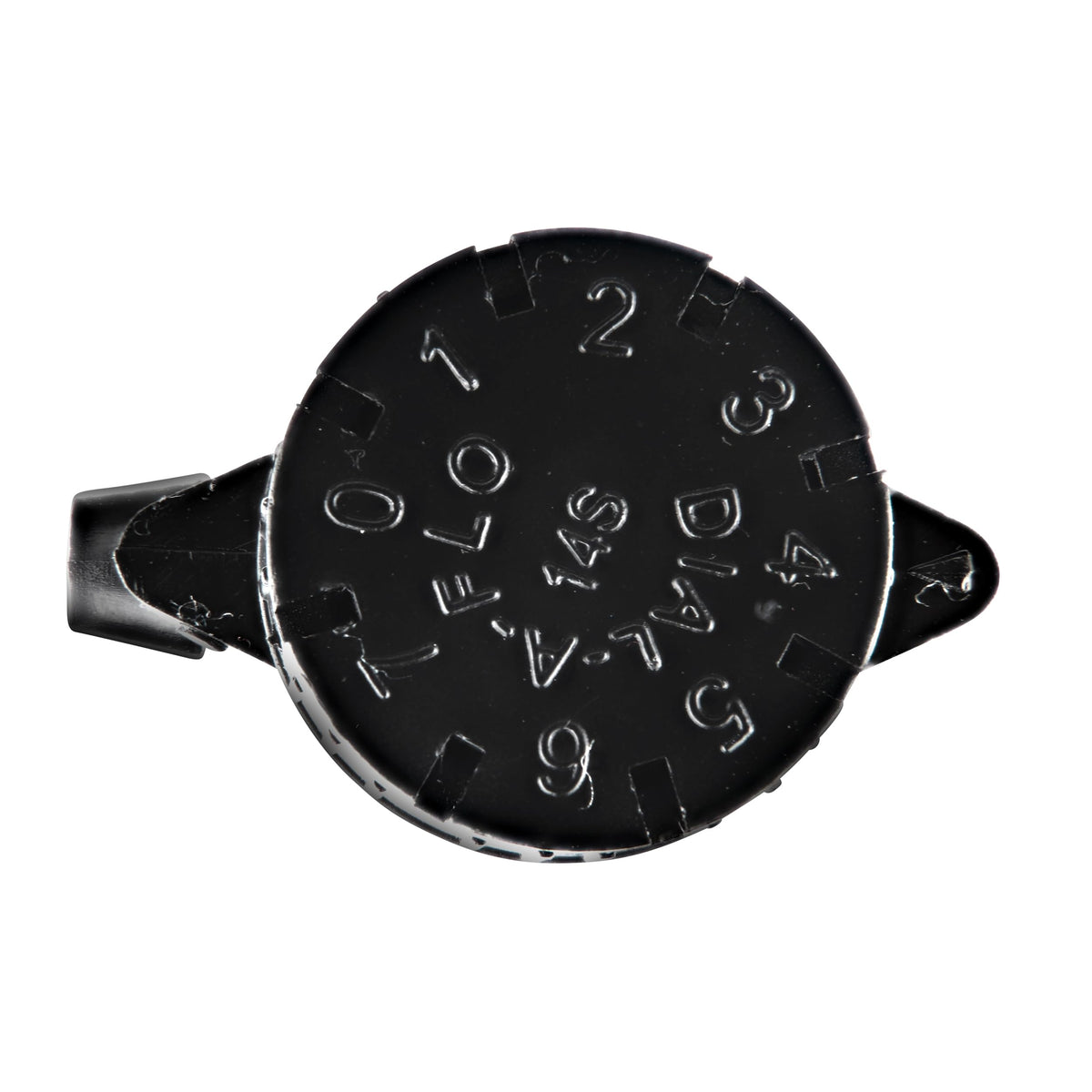 Raindrip 8-stream spray emitter providing full-circle coverage for beds.