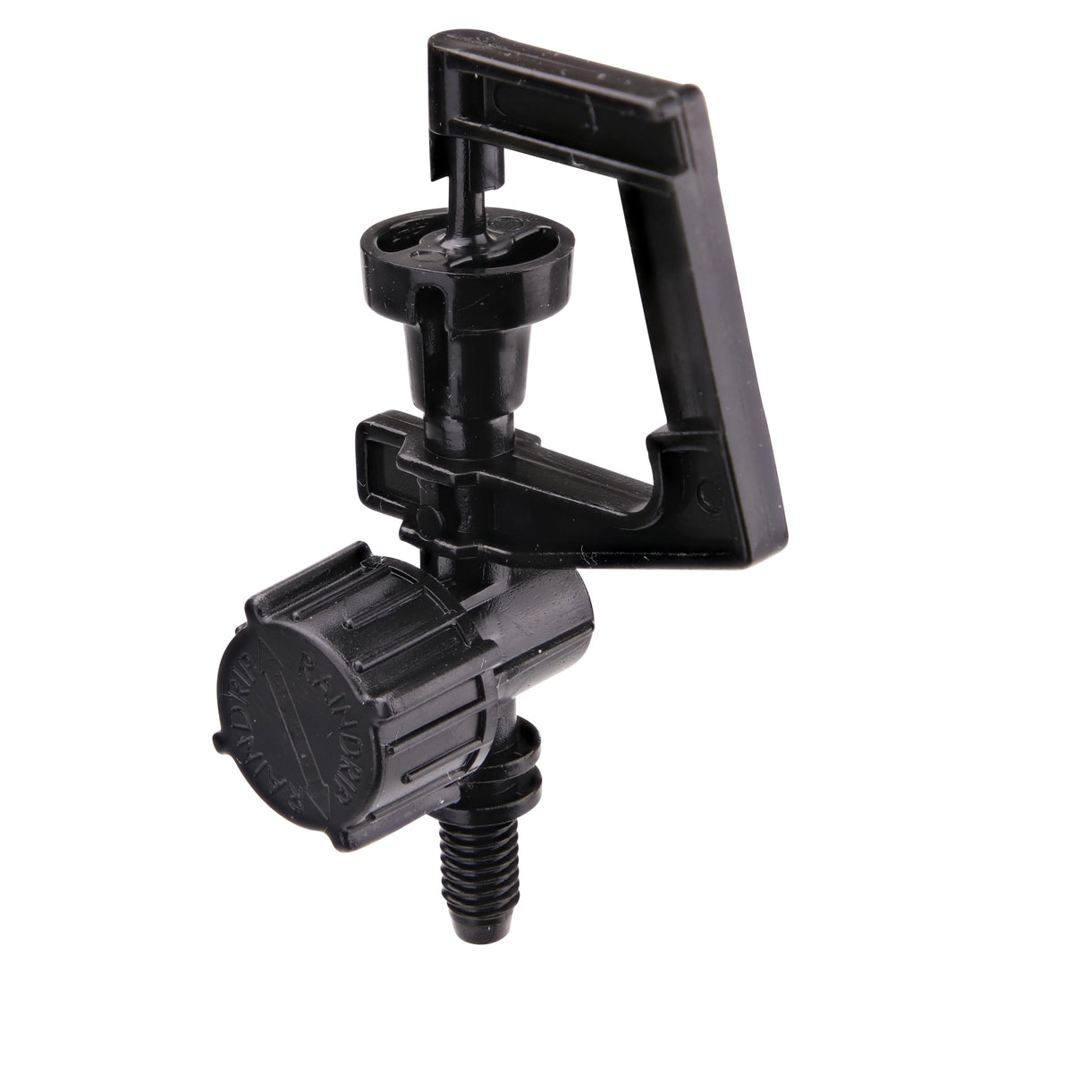 Raindrip A184010B adjustable flow micro sprinkler delivers full-circle coverage for garden beds.