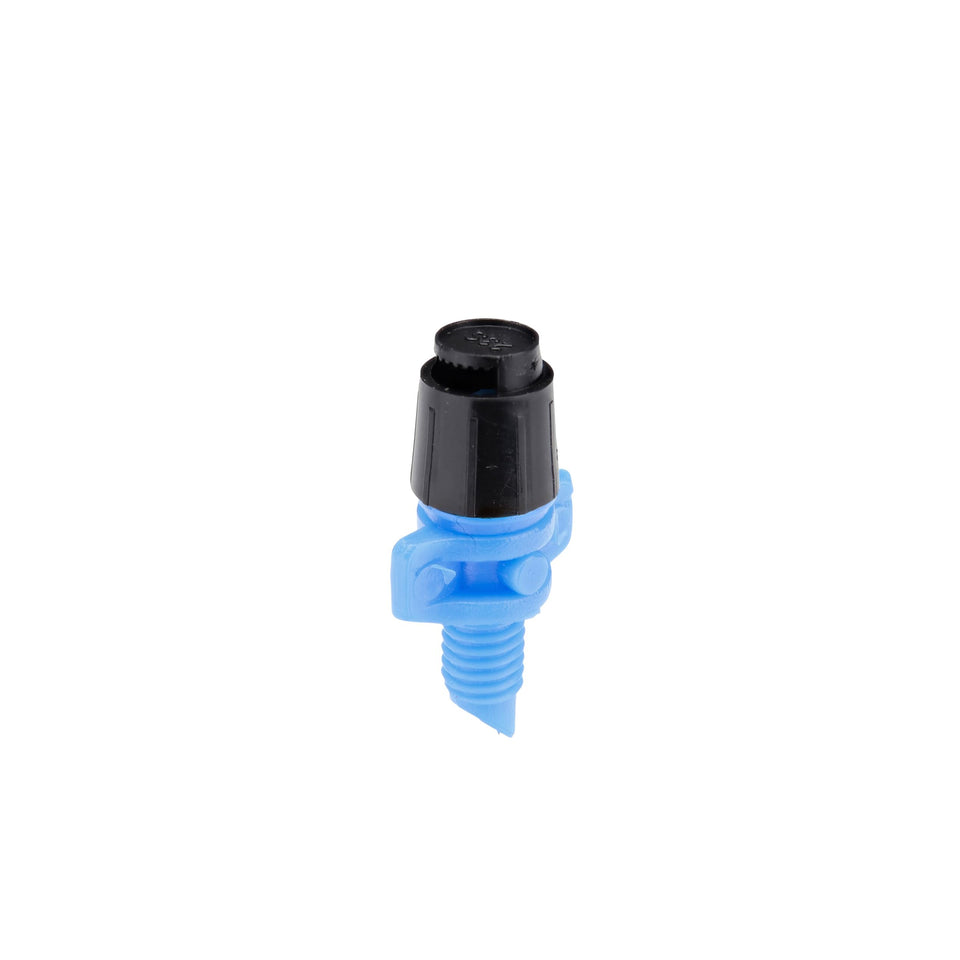 Raindrip Micro Spray Jet quarter-circle fan spray for efficient, low-volume irrigation in gardens