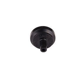 Raindrip PC2050B emitter green label close-up for 2 GPH soil use.