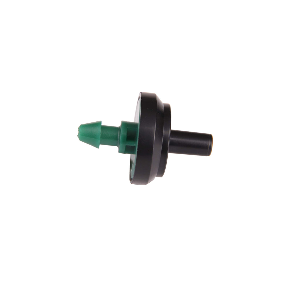 Raindrip PC8050B self-cleaning turbulent flow reduces clogging risk.