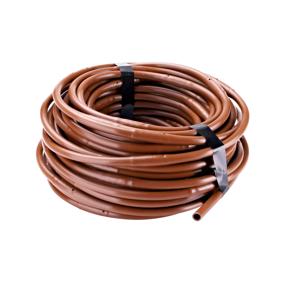 Raindrip R283DT dripline 50 ft coil provides even moisture along beds and containers.
