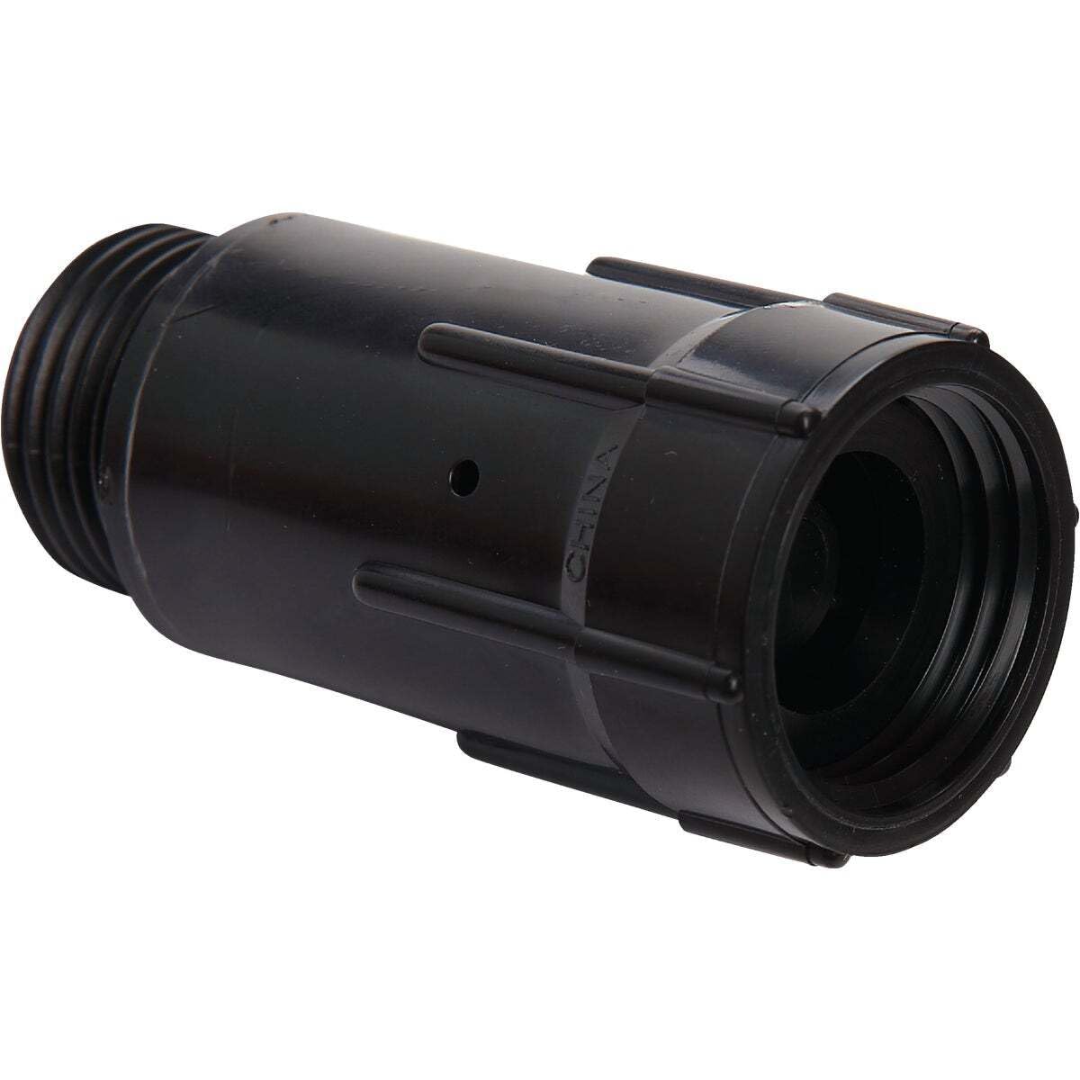 Raindrip R463CT 3/4-inch regulator front view; helps stabilize drip system pressure for emitters.