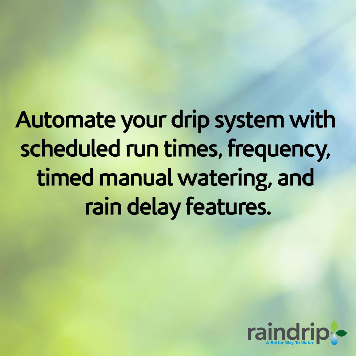 Raindrip R675CT outdoor faucet attachment for quick installation