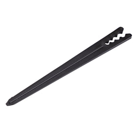 Raindrip tubing support stake secures 1/8–1/4 in tubing for stable layouts.