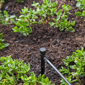 Raindrip UV-inhibited polyethylene material ensures outdoor durability.