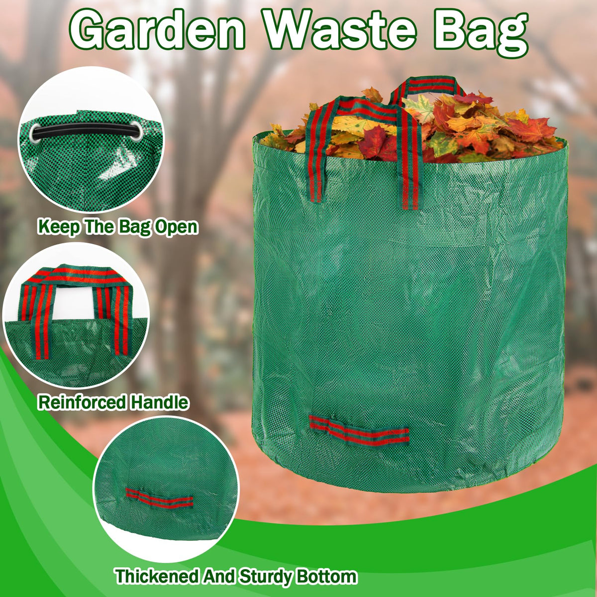RainFlow bag folded flat for compact storage after use