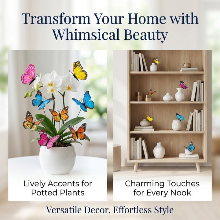 Rainflow detachable DIY butterflies offer flexible styling and reuse.