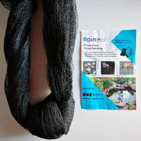 Rainleaf pond netting offers versatile use around ponds and gardens.