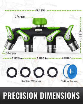 RAINPOINT anti-corrosion-design exterior withstands weather for year-round reliability.