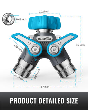 Anti-twist threads enable quick-connect hose fittings