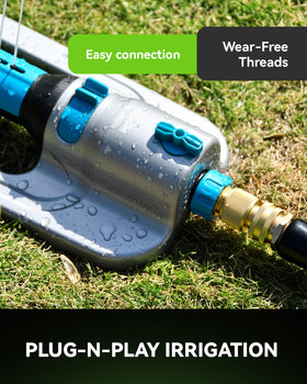 RainPoint brass kit ready for sprinklers, nozzles, and faucets.