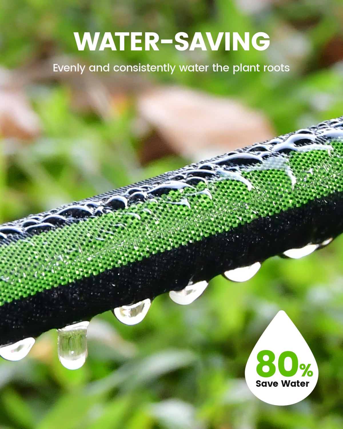 RAINPOINT dual-layer construction boosts durability and water efficiency.