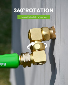 RAINPOINT elbow installs by hand without tools for quick, frustration-free setup.