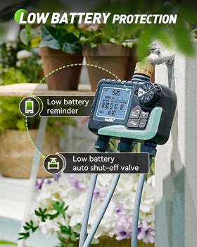 RAINPOINT 1 hour to 7 days frequency settings in view