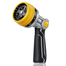 RAINPOINT nozzle body illustrates durable full-metal construction for tough outdoor use.