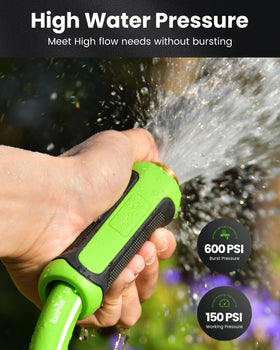 RAINPOINT Garden Hose leakproof connection ensures a secure seal for steady watering.