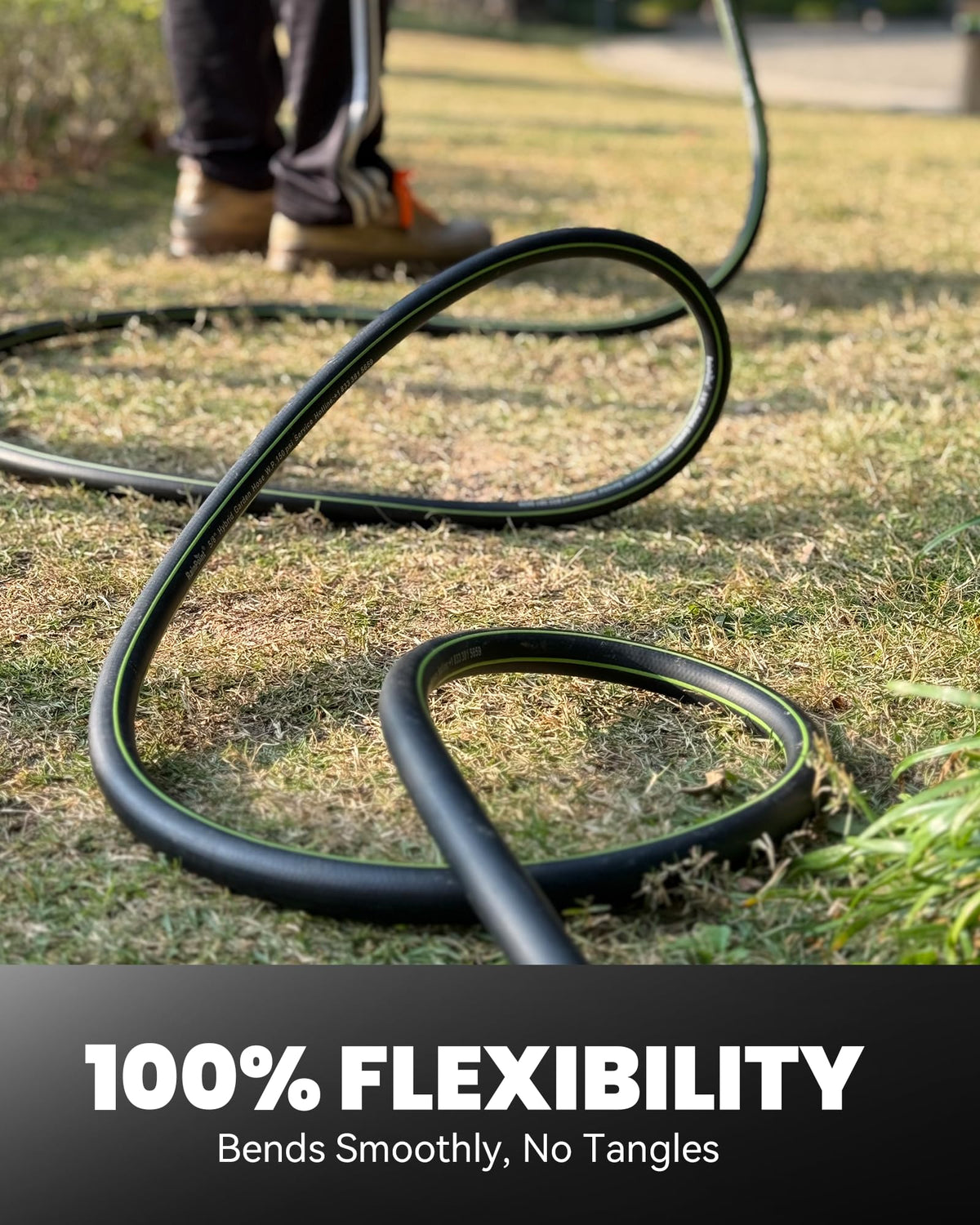 RainPoint garden hose is lightweight for easy carrying and quick storage.