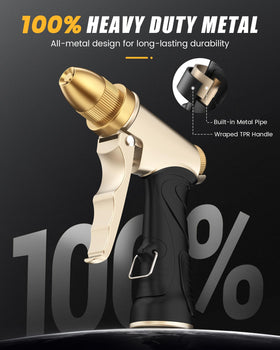 RAINPOINT nozzle ergonomic grip for comfortable, extended watering sessions.