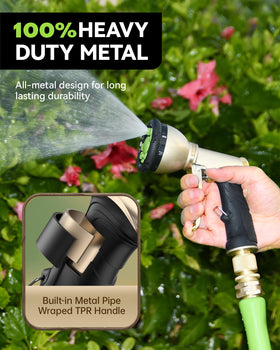 RAINPOINT nozzle ergonomic rubber grip enabling comfortable long watering sessions