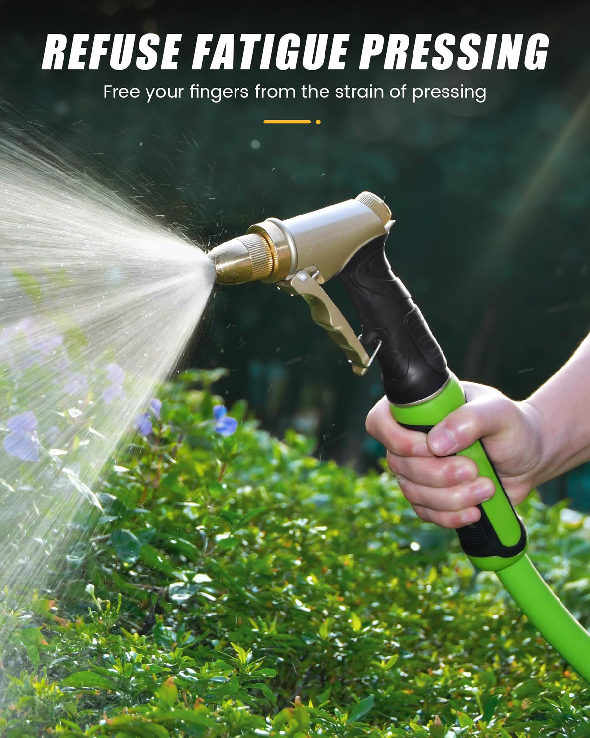 RAINPOINT nozzle high-pressure jet for powerful cleaning of patios and driveways.