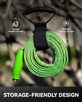 RainPoint weather-ready hose withstands extreme temperatures for year-round use.