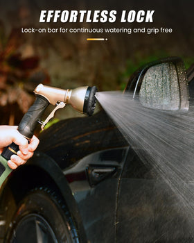 RAINPOINT nozzle is ideal for watering plants, washing cars, and cleaning patios.