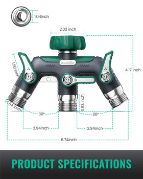 RAINPOINT heavy-duty all-metal build withstands outdoor conditions