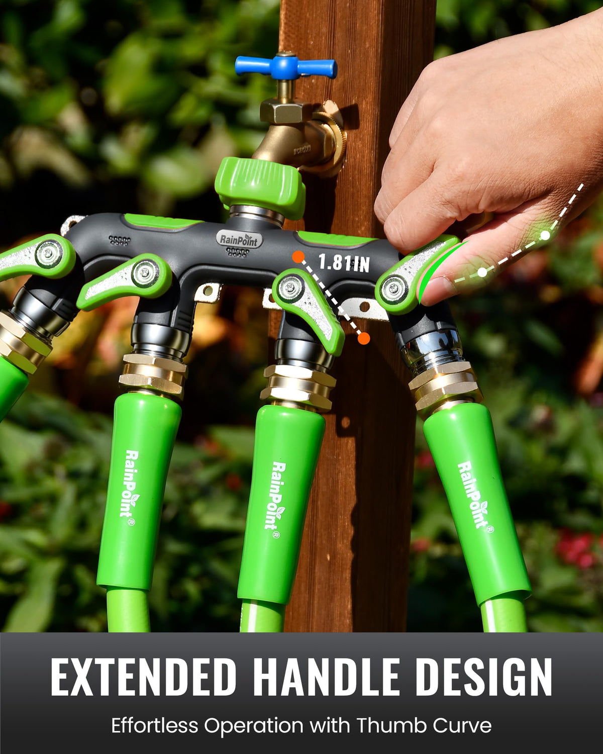 RAINPOINT high-flow-100gpm delivers strong pressure for faster watering.