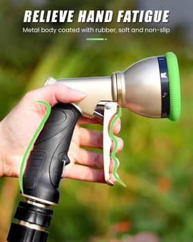 Rainpoint high-pressure setting helps clear dirt efficiently on outdoor surfaces.