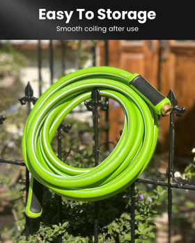 RAINPOINT 360-degree swivel minimizes twists during setup and movement.